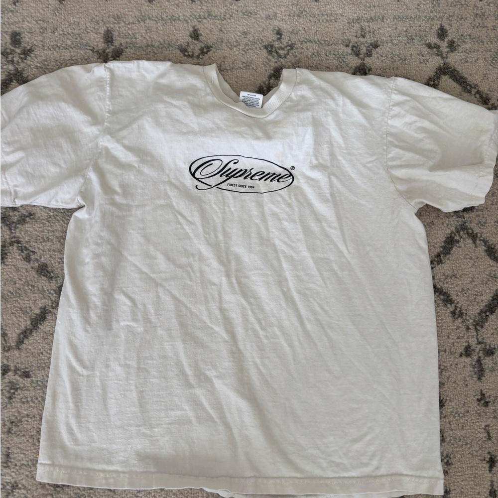 Supreme Classic White Tee